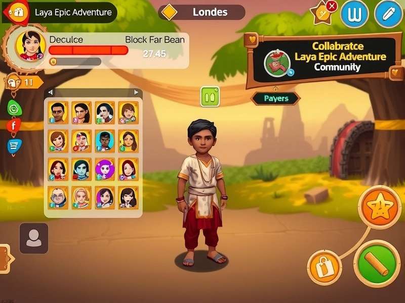 Laya Epic Adventure community event showing players collaborating